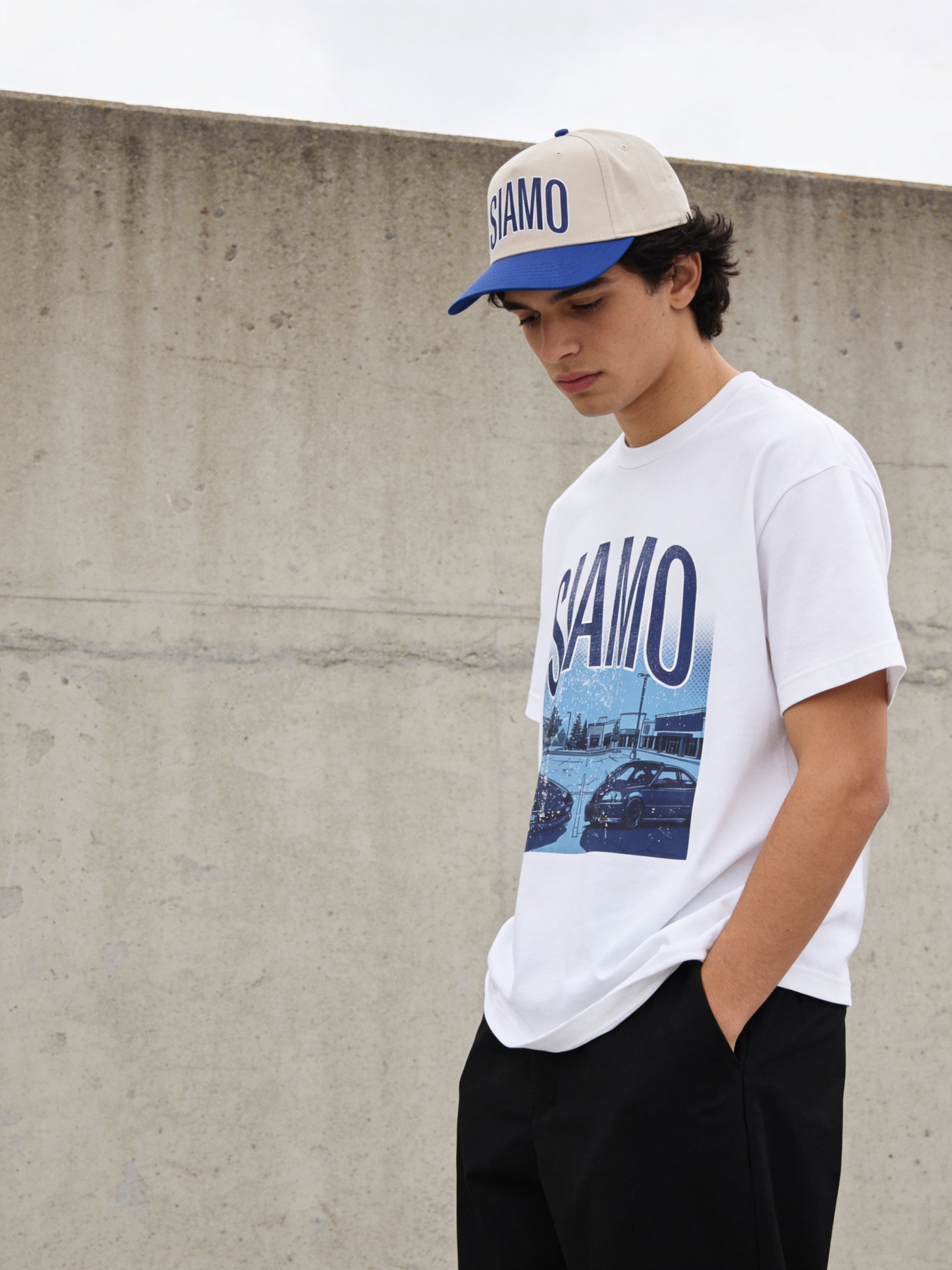 SIAMO tee and cap
