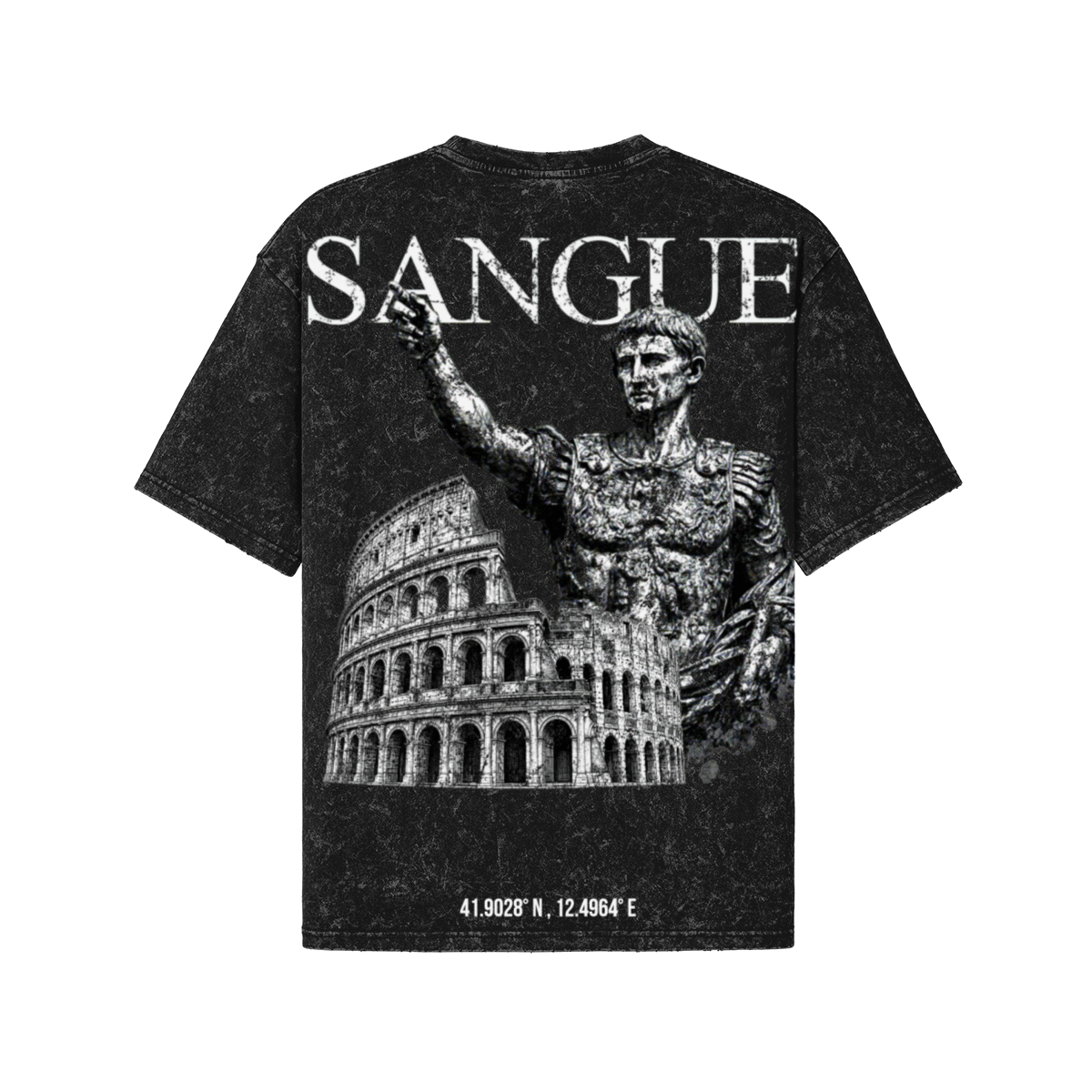SANGUE Tee by SIAMO Apparel, Italian-Canadian streetwear graphic tee - SANGUE Tee back
