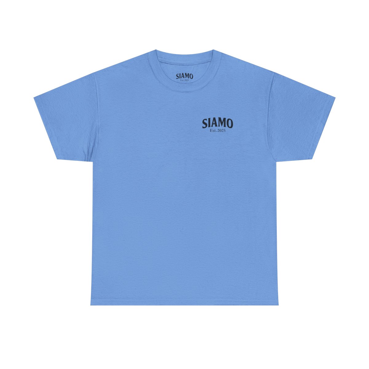 SIAMO "Classico" Tee by SIAMO Apparel, Italian-Canadian streetwear graphic tee - SIAMO Classico Tee — Carolina Blue