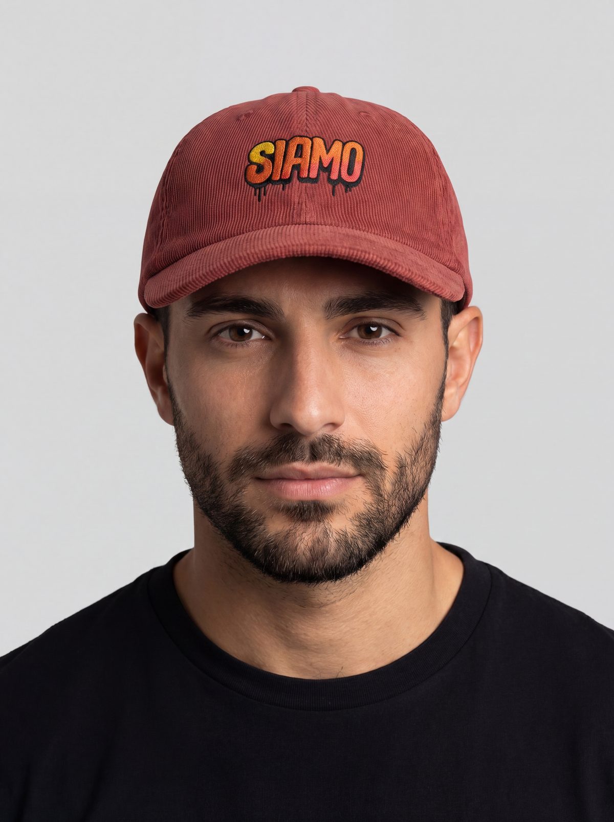 SIAMO Corno Vintage Corduroy Cap