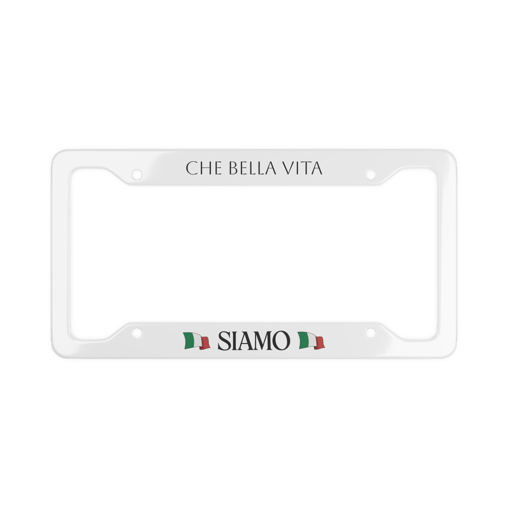 SIAMO License Plate Frame