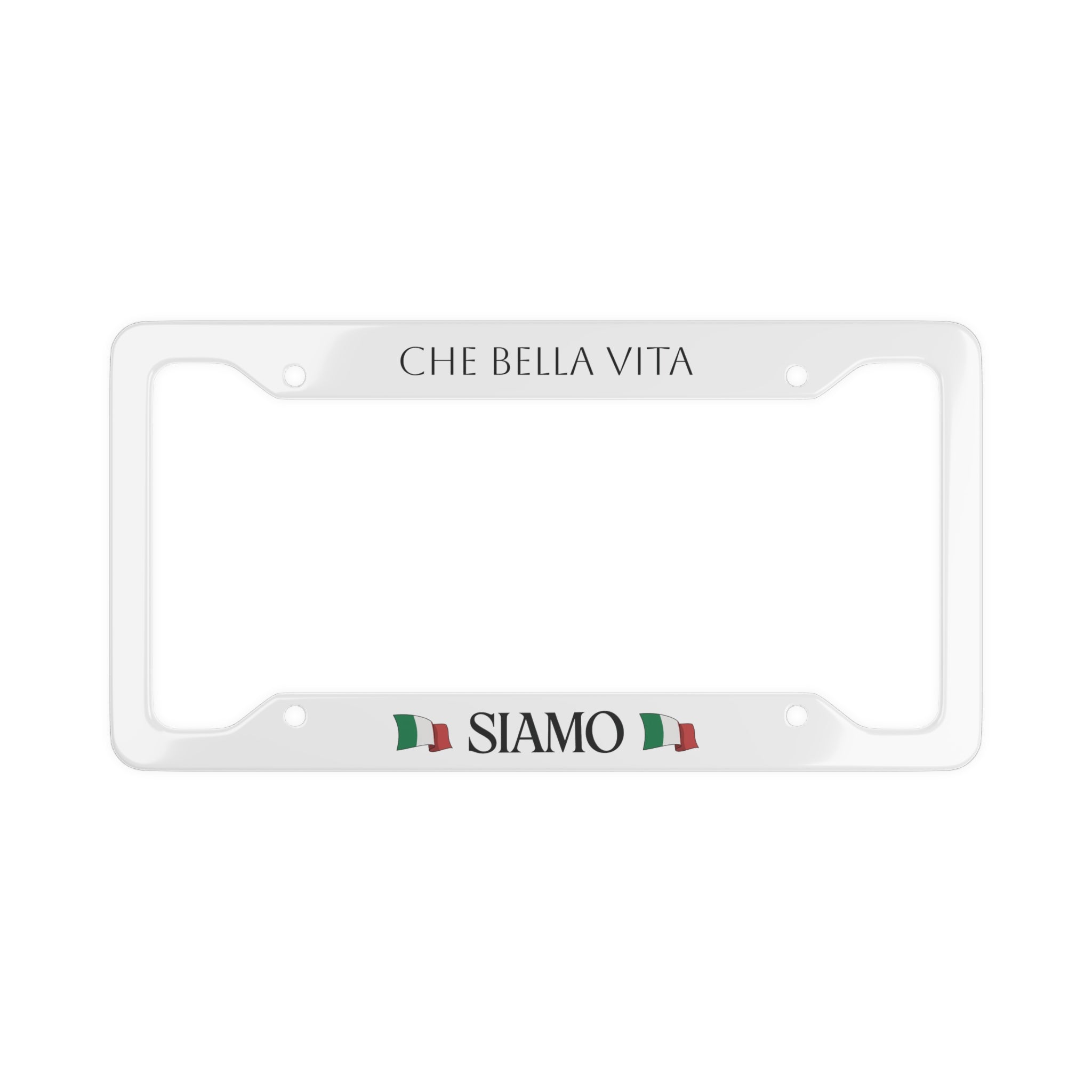 SIAMO License Plate Frame